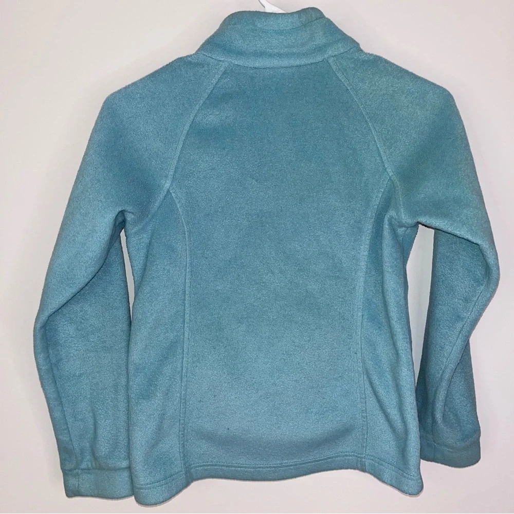 COLUMBIA Youth Girls Blue Full Zip Jacket Medium 10/12